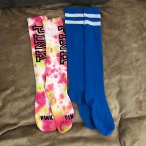 VS Pink socks